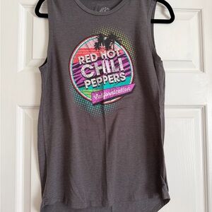 Gray Red Hot Chili Peppers Tank Top